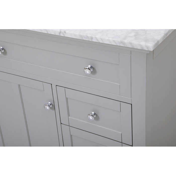 Andover Mills™ Waut 32'' Single Bathroom Vanity with Marble Top